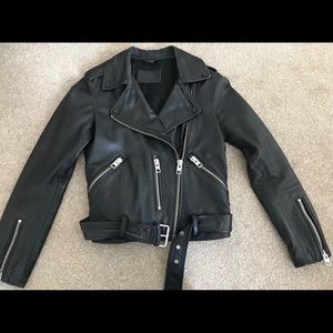 All saints balfern leather jacket